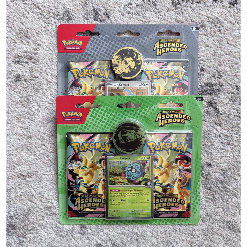 Pokémon TCG Ascended Heroes Collection Bundle Larry and Erika